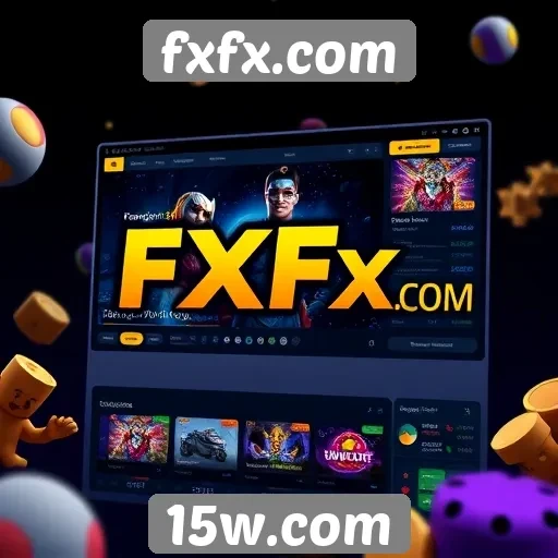 Plataforma de jogos fxfx.com se destaca por sua interface